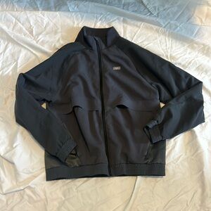 Figs Sydney Scrub Jacket Charcoal